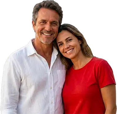 Casal reunido após trabalho de amarração amorosa da Magia Suprema